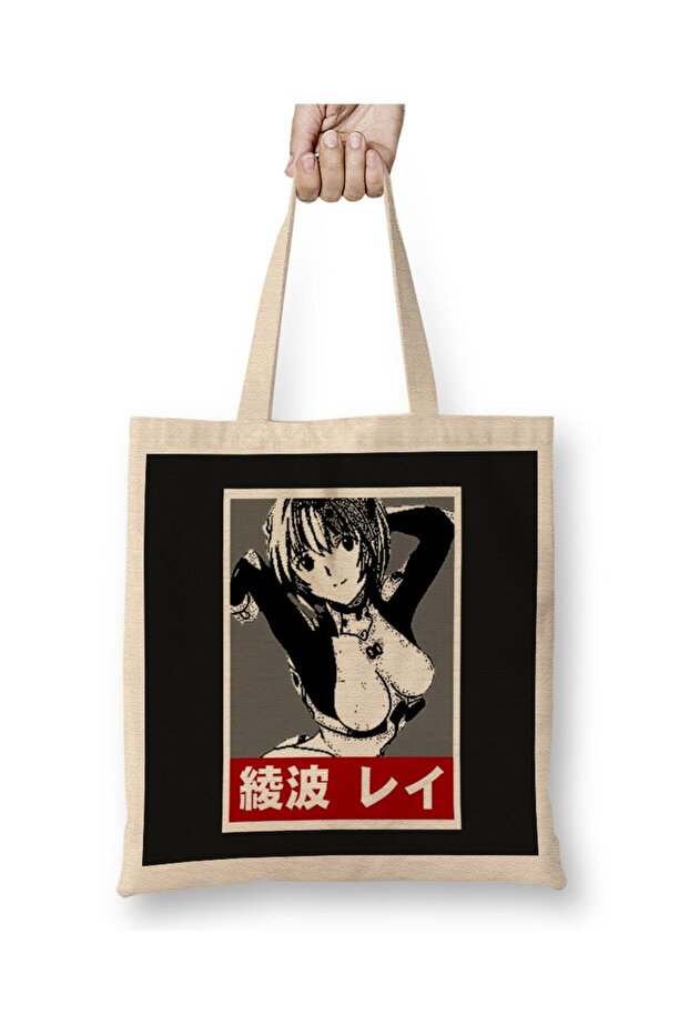 حقيبة قماش Rei Ayanami 03 بمقبض طويل