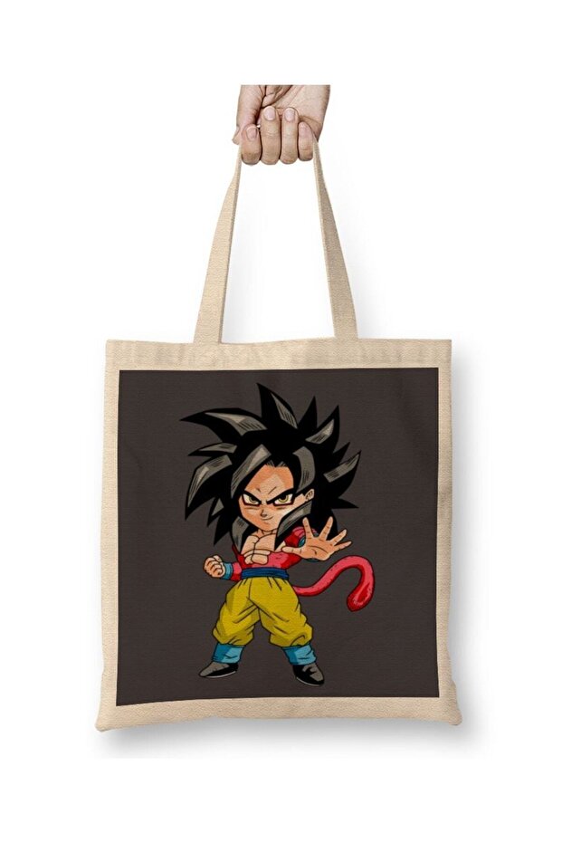 Minigoku Super Sayajin 4 حقيبة حمل بمقبض طويل