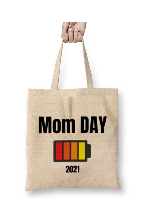 حقيبة حمل Mothers Day 2021 MOM بمقبض طويل