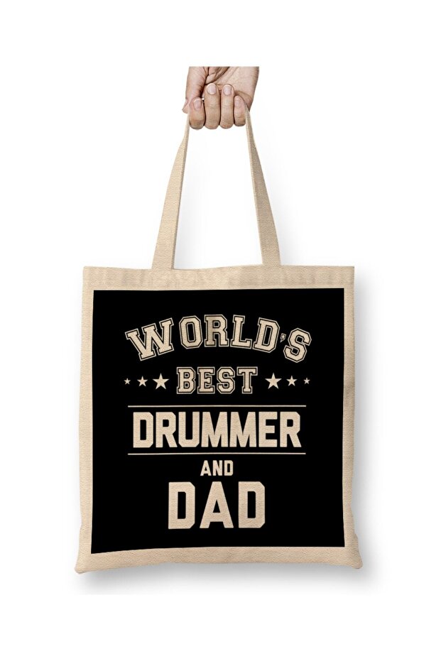Fathers Day World's Best Fisherman And Dad Tote Bag Long Handle