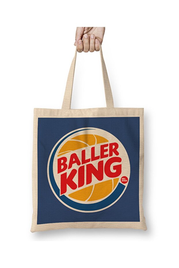 Baller King Tote Bag Long Handle
