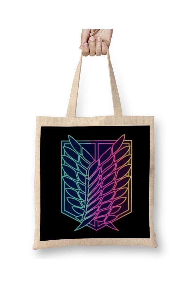 Attack On Titan Wings Of Freedom Cloth Bag Long Handle