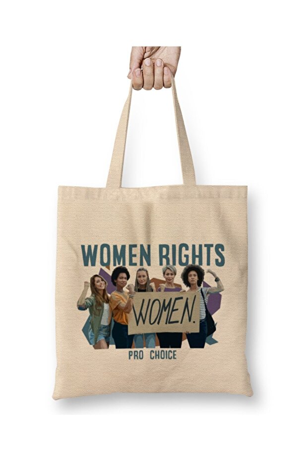 حقيبة حمل ذات مقبض طويل من Womens Rights Pro Choice