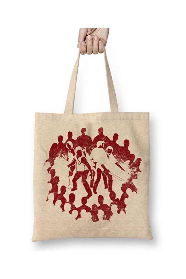 Surrounded By Death Cloth Bag Long Handle