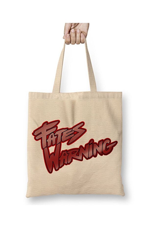 حقيبة قماش من Fates Warning Savatage Queensryche Evergrey Shadow Gallery بمقبض طويل