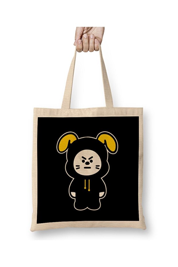 حقيبة قماش Bts Bt21 At21 012 بمقبض طويل