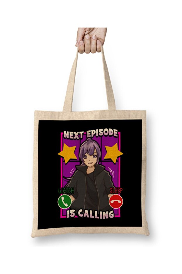 حقيبة حمل بمقبض طويل من Anime Next Episode Is Calling Sleep Can Wait