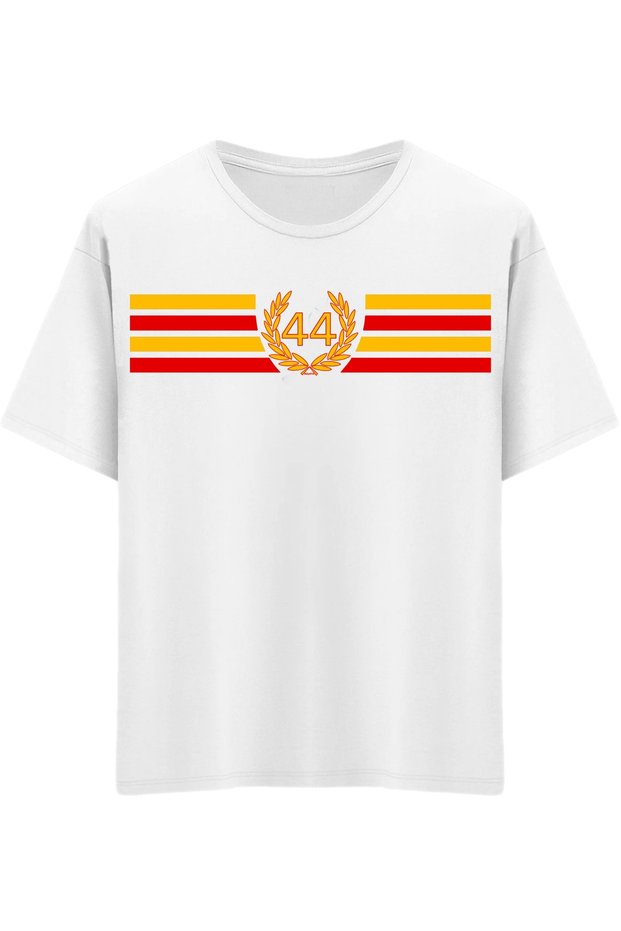 Malatya 44 Legacy – Children's T-Shirt with Wreath Detail and Stripe Print