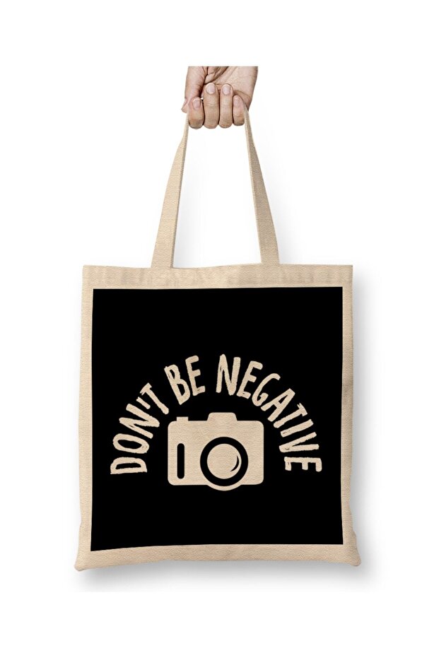 حقيبة قماش للتصوير الفوتوغرافي Don t Be Negative Funny ذات مقبض طويل