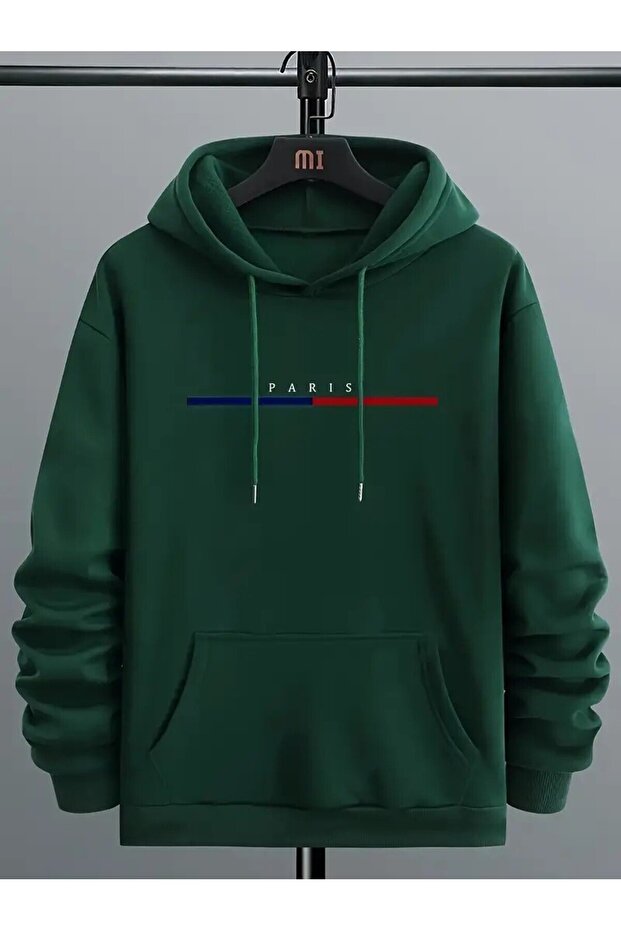 Unisex Printed Hooded Sweatshirt