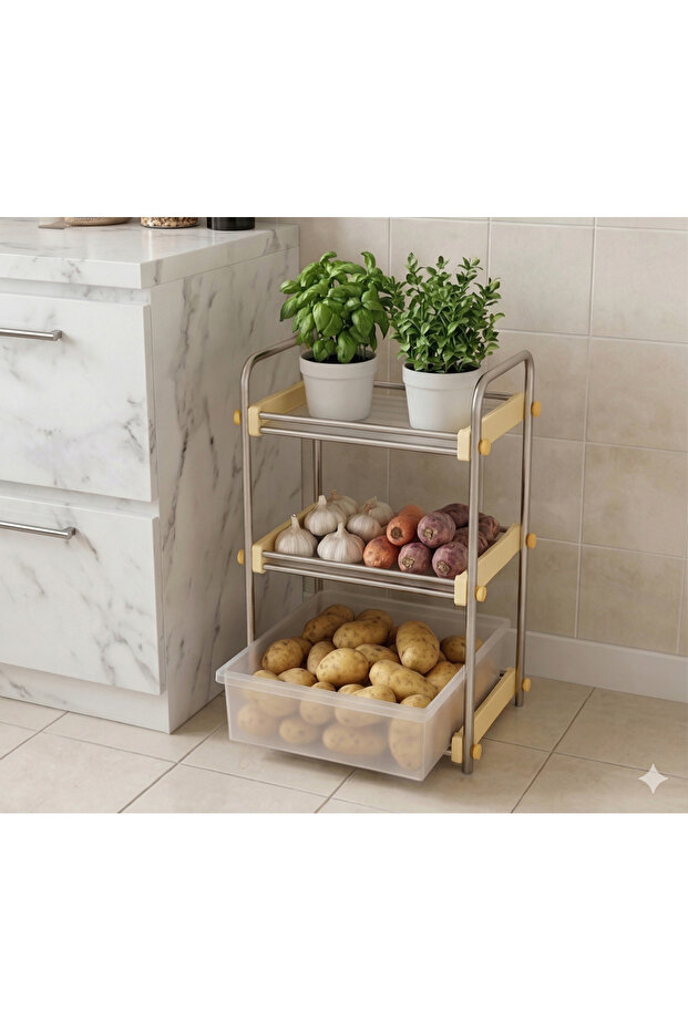 رف تنظيم المطبخ من ProKitchen – حل تخزين متين وعصري - 5