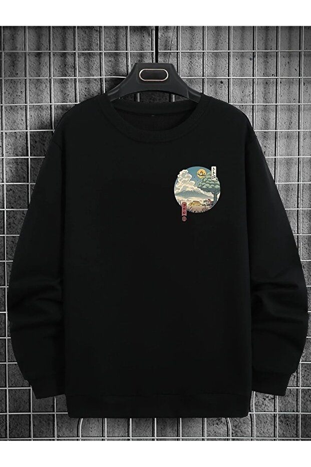 Totoro Digital Printed Crew Neck Oversize Unisex Sweatshirt Eyaxx Sportwear Company