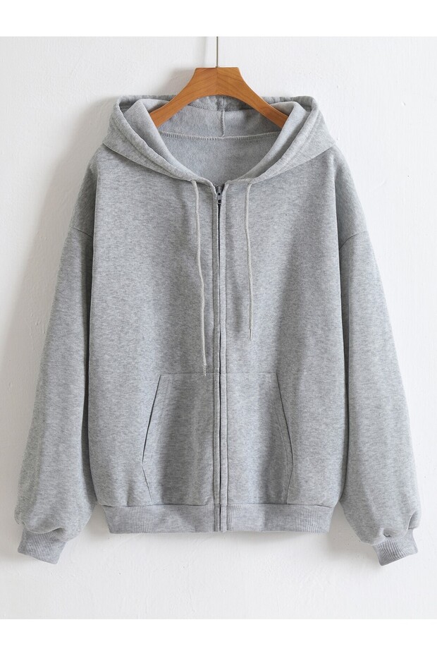 Unisex Zippered Pocket Hooded Sweatshirt Eyaxx Sportwear Company