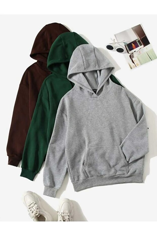 Unisex 3-Piece Hooded Sweatshirt Eyaxx Sportwear Company