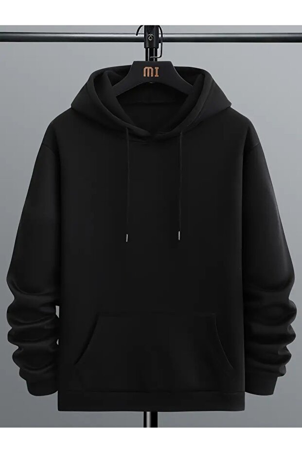 Men's Large Size Hooded Sweatshirt