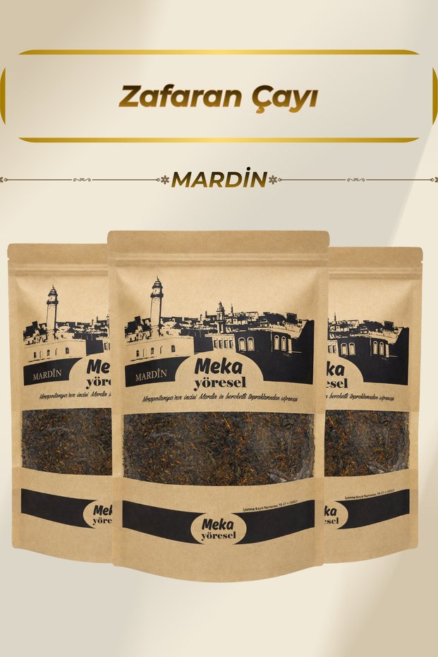 Mardin Suriyani Zafaran Tea 400 Gr Natural Saffron Herbal Tea Without Additives Relaxing Tea Against Stress