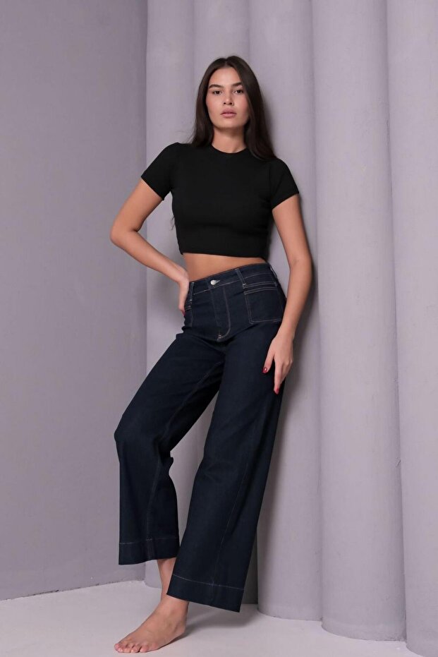 Wide Leg High Waist Jeans Laci