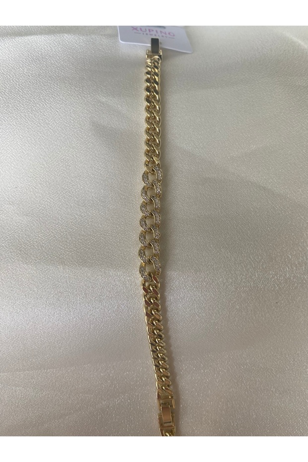Xuping Vip Non-Tarnish Non-Fade Stone Ring Chain Extension Bracelet