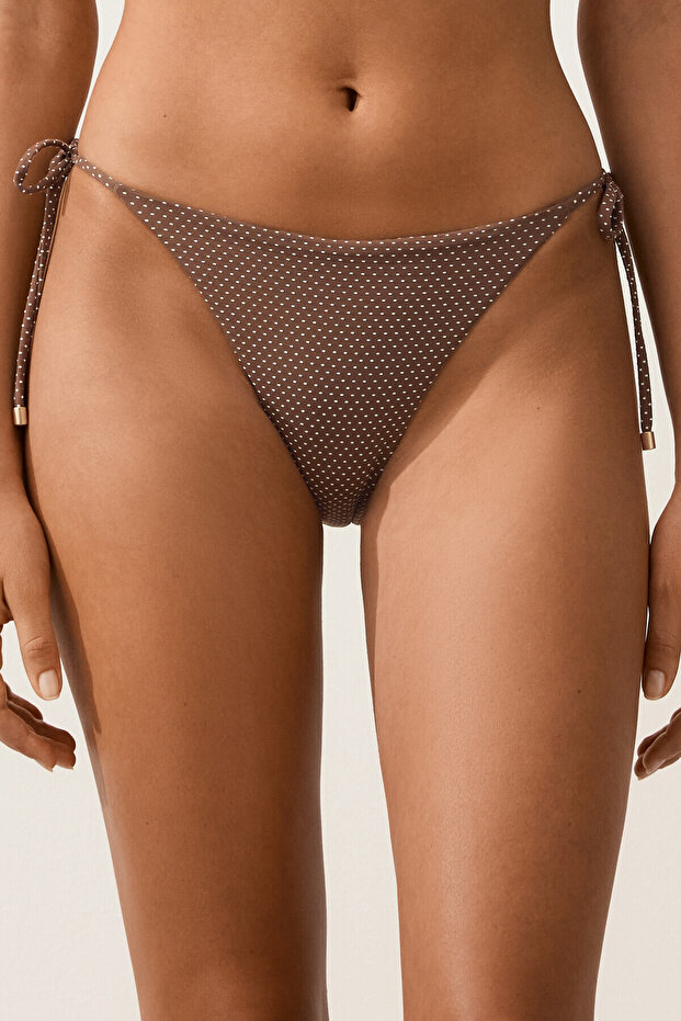 Mini polka dot medium bikini briefs - 1