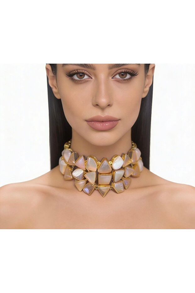 Opaline Geometry Necklace