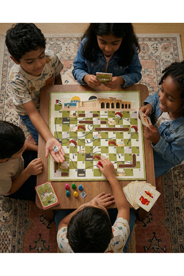 Box Game Palestine Spirit Jerusalem Family Knowledge Game 105 Cards Educational