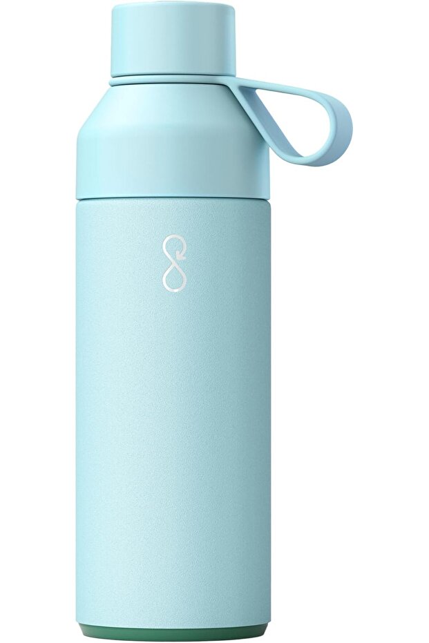 - Recycled Stainless Steel Drinks Reusable Water Bottle - Eco-Friendly & Reusable - Sky