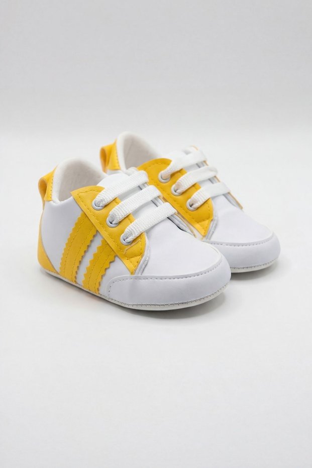 Striped Baby Shoes, Baby Booties, Newborn Home Shoes