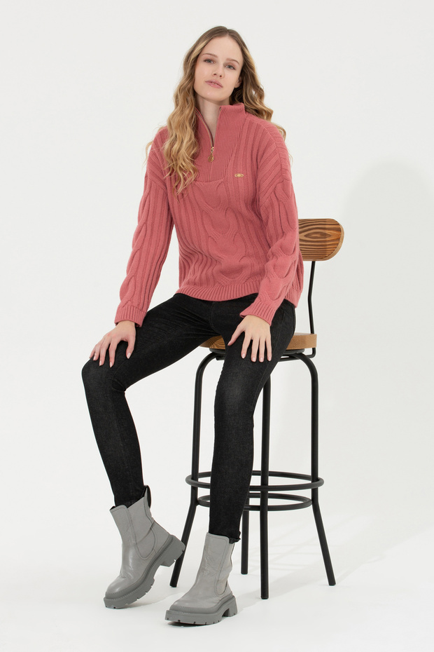 Women's Pink Sweater 50253674-Vr167