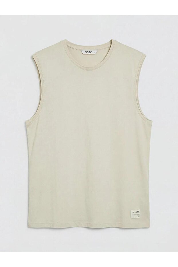 Crew Neck Combed Cotton Men's Sleeveless T-Shirt (S6)