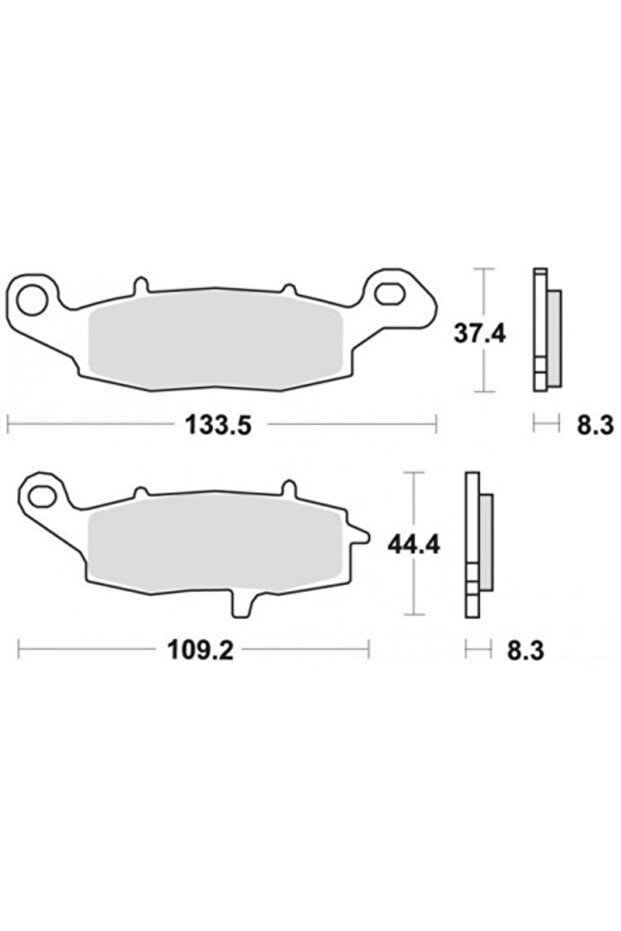 Placute frana EBC FA229 / MCB682 - 1
