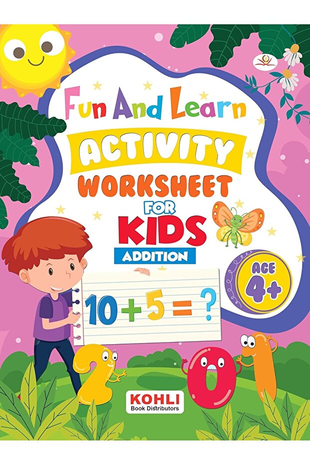 Fun And Learn Activity Worksheet For Kids Addition