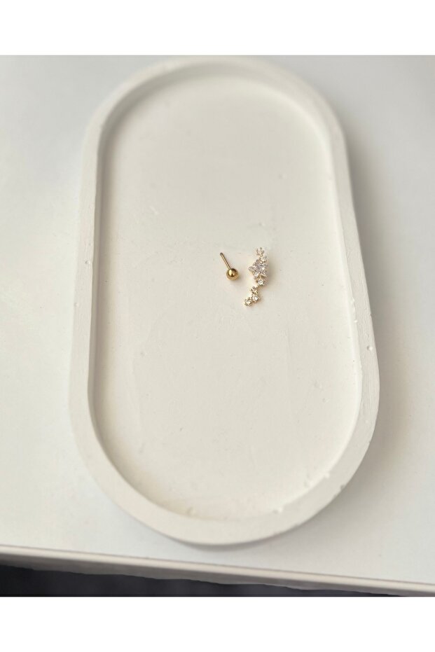Yıldız simgeli vidali piercing - 1