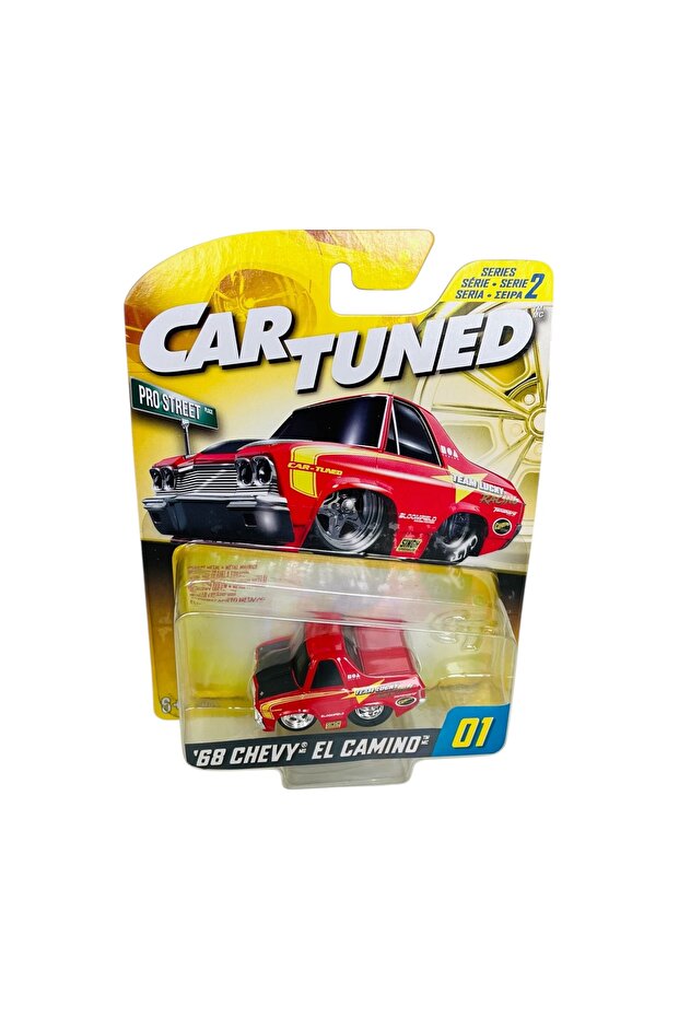 Cartuned S2 1968 Chevy El Camino Red Car 529576