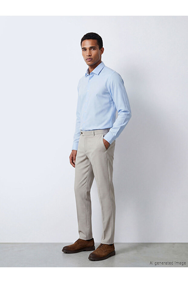 قميص NEVAVM Farkily Slim Fit Dobby للرجال