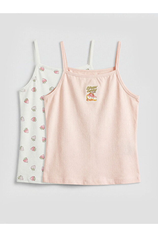 Trendlucky Girl's String Strap Tank Top 2-Piece Set