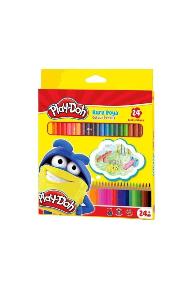 Playdoh dry paint full size cardboard box 24 colors