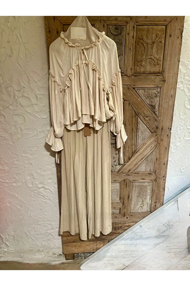 Blouse Trousers Loose Set