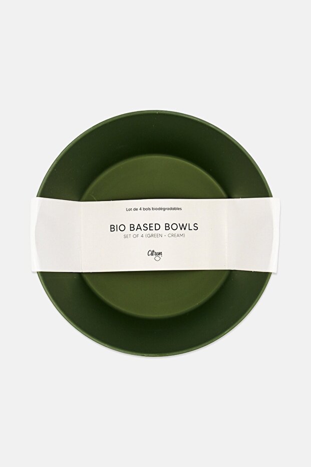 4Pcs Bio Based Bowls Set, Multicolor - 3