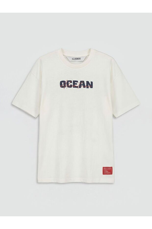 LCW Kids Crew Neck Printed Boys' T-Shirt