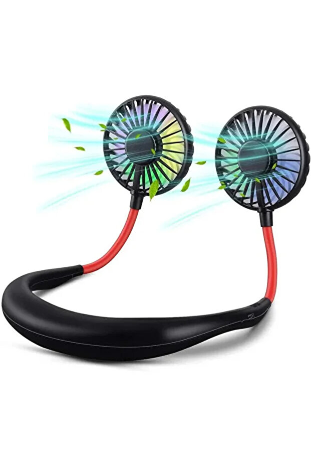 DX2612 Portable Neck Fans, Personal Rechargeable Head Fans for Face, Headphone Wearable USB