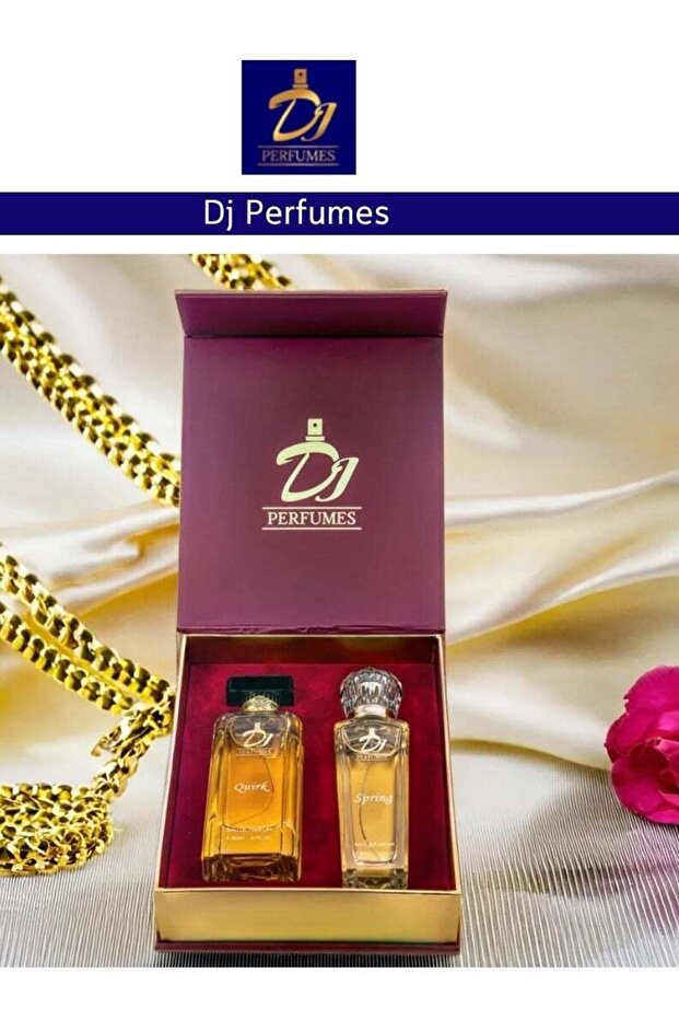 2pcs 80ml Gift Set for Men & Women(Quirk EDP 80ml + Spring EDP 80ml)