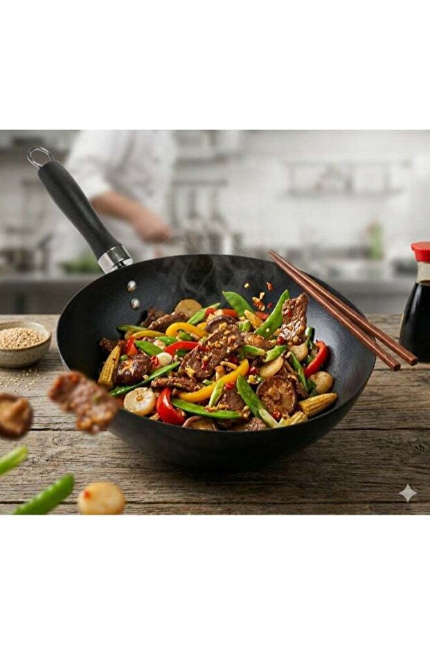 مقلاة ووك سوداء 28.0 سم