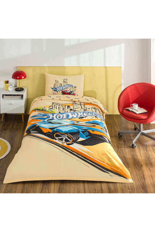 Licensed Hot Wheels Winner Cotton Single Duvet Cover Set