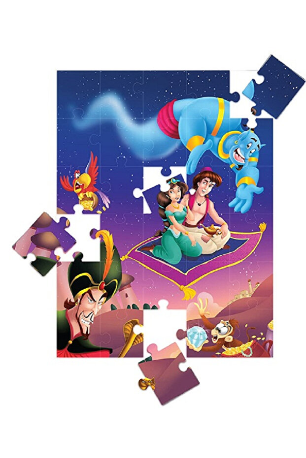 Pop Corn Puzzle - Aladdin And Jasmine