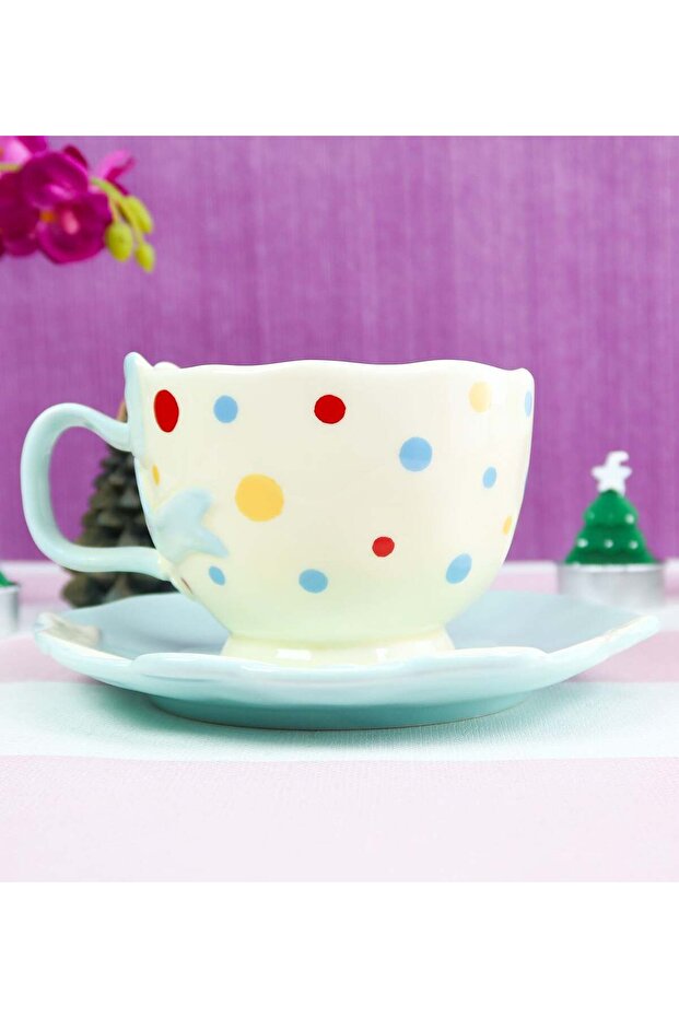 Ribbon Patterned Coffee Cup Bm-2329 - 2