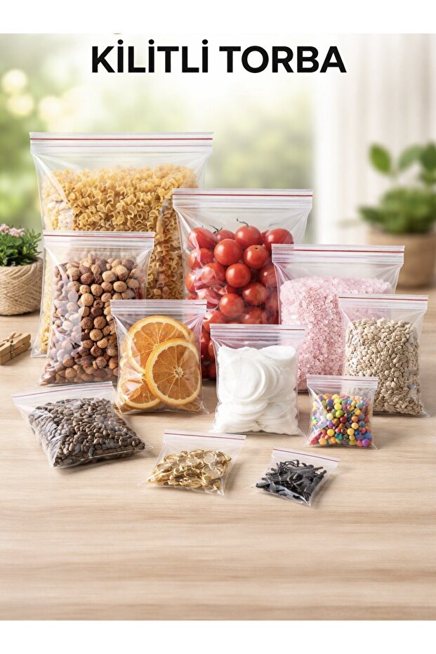 17X23 Lockable Bag 25 Pieces Large Size Refrigerator Bag Food Meat Protective Storage Packaging Preservation