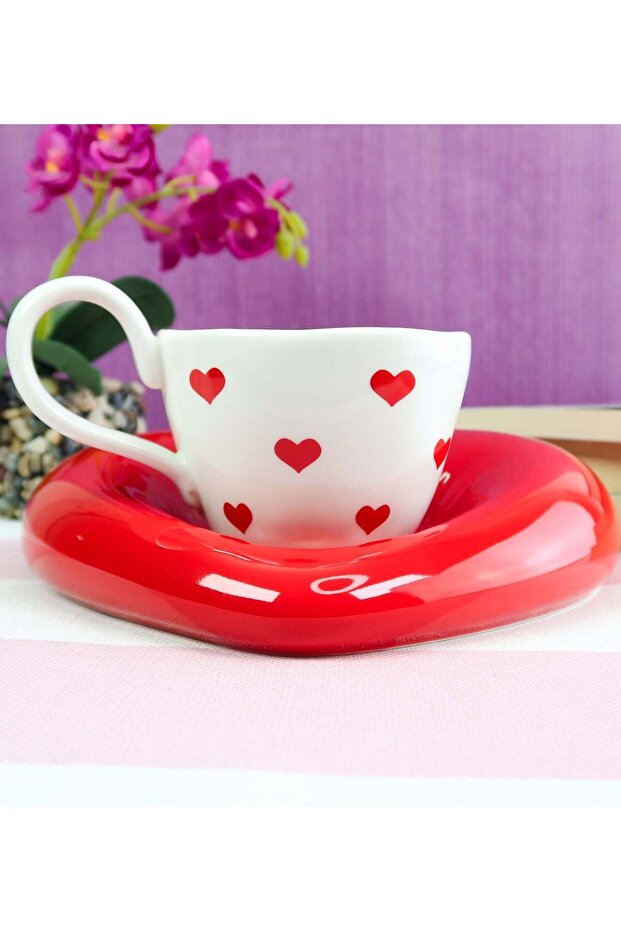 Puffy Heart Touch Coffee Set Bm-2330