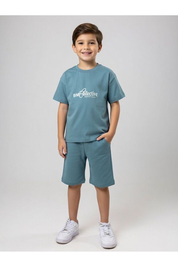 Summer Yazili Men's Children's Suit