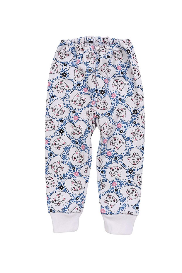 Printed pants Kitty with bow