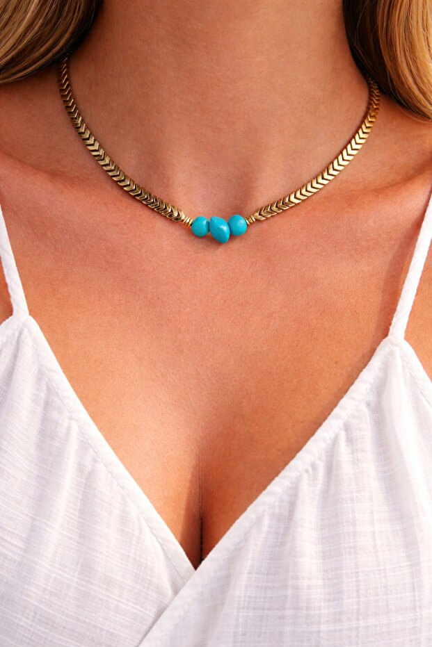 Hematite Natural Stone Necklace
